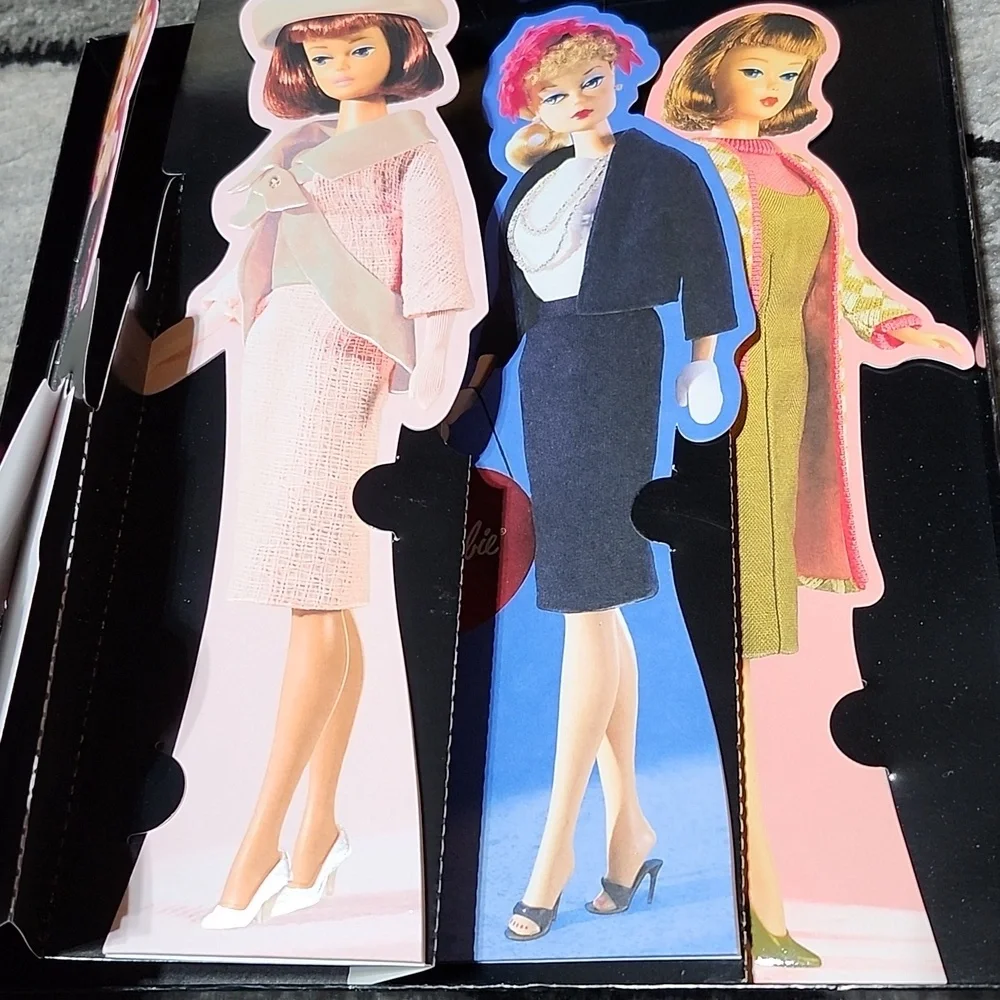 BARBIE NOSTALGIC CARD COLLECTION 2003 BY MATTEL & HALLMARK SET-OF-4